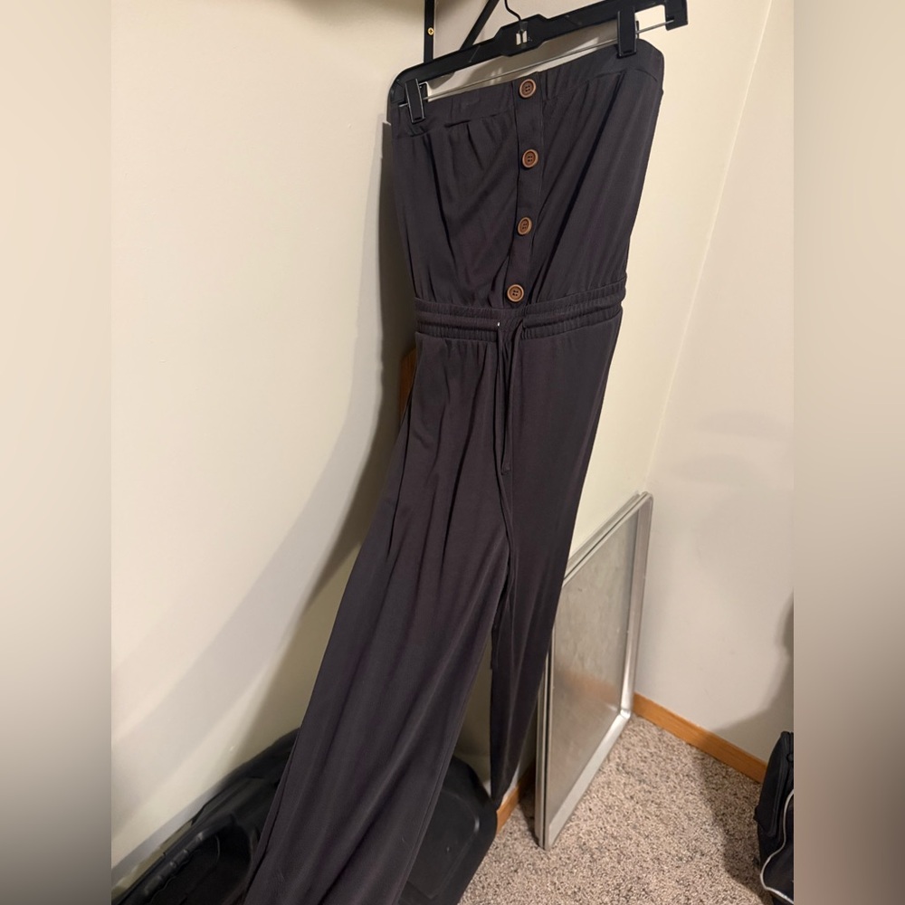 Stylish grey Jumpsuit for Women- red by BKE SIZE SMALL
